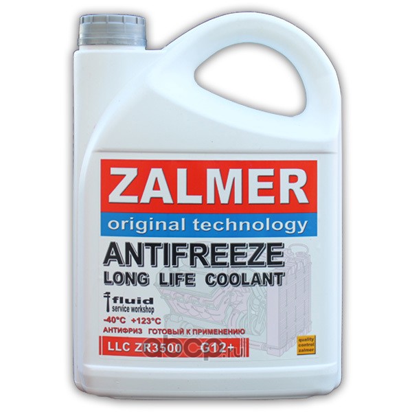 Antifreeze ZR3500 LLC G12+ (красный)  10л